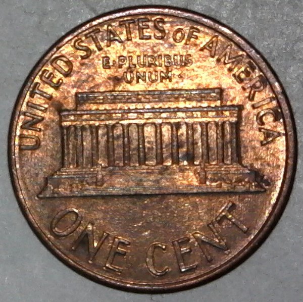 1992-P-Memorial-Cent-Struck-Through-Grease!-From-Customer-Wrapped-Roll